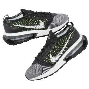 Nike Air Max Flyknit Racer Black White Volt women's‎ size 8.5 new!!!
